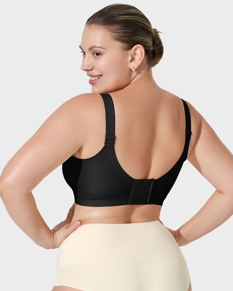 Comfortable Full Coverage Longline Smoothing Wireless Bra for Everyday Support