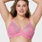 SheCurve Elegant Full Coverage Lace Minimizer Bra for Comfortable Everyday Support