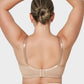 Elegant Deep V Lace Trim Full Coverage Push Up Bra for Ultimate Comfort & Support