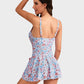 Flattering One Piece Tummy Control Tie Knot Swimsuit with Adjustable Straps