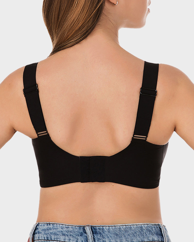 Breathable Mesh Front Contouring Wireless Bra for Pregnancy & Nursing Support