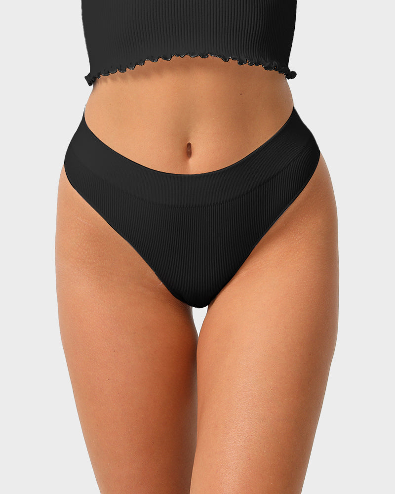 Seamless Low-Rise Thong 3-Pack: Everyday Comfort, Invisible Fit, Soft Stretch Underwear