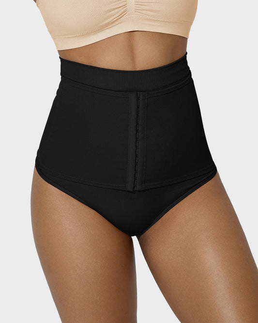Ultimate Double-Layer High Waist Tummy Control Shaping Thong for Women