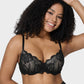 Elegant Lace Full Coverage Push-Up Bra for Ultimate Comfort & Lift