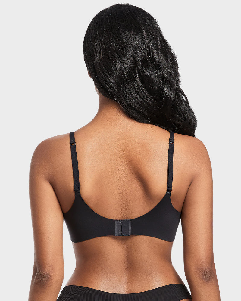 Invisible Seamless Comfort Push-Up Bra for Natural Lift & Smooth Silhouette