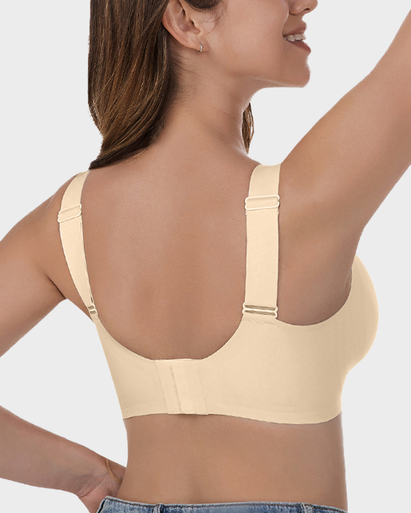 Breathable Mesh Front Contouring Wireless Bra for Pregnancy & Nursing Support
