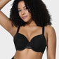 Supportive Full Coverage Mesh Underwired Molded Cup Bra for Enhanced Comfort