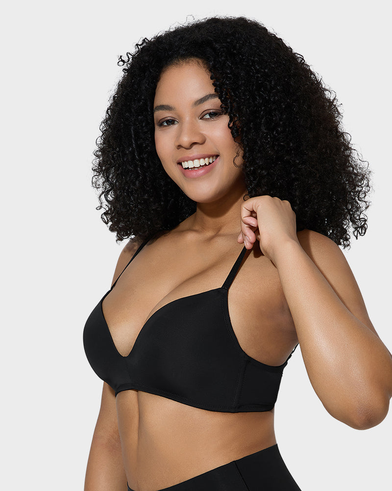 Comfortable Seamless One-Piece Molded Wireless Bra for Invisible Smoothing Support