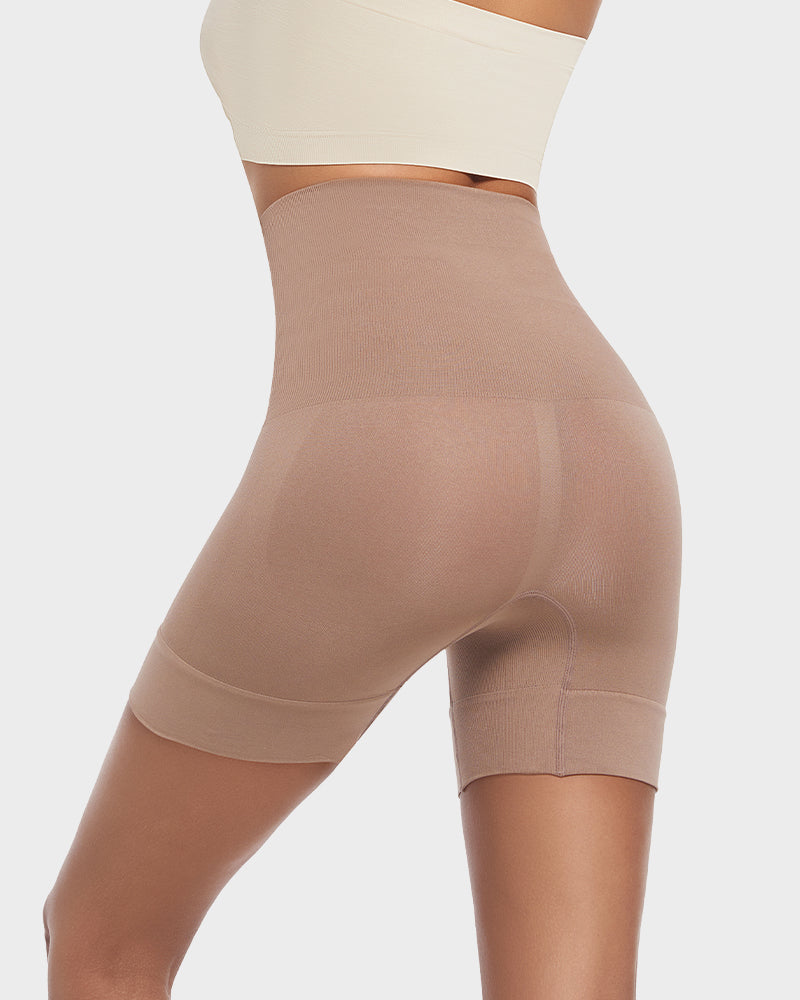 Seamless Ultra High-Waisted Tummy Control Butt Lifting Shapewear Shorts