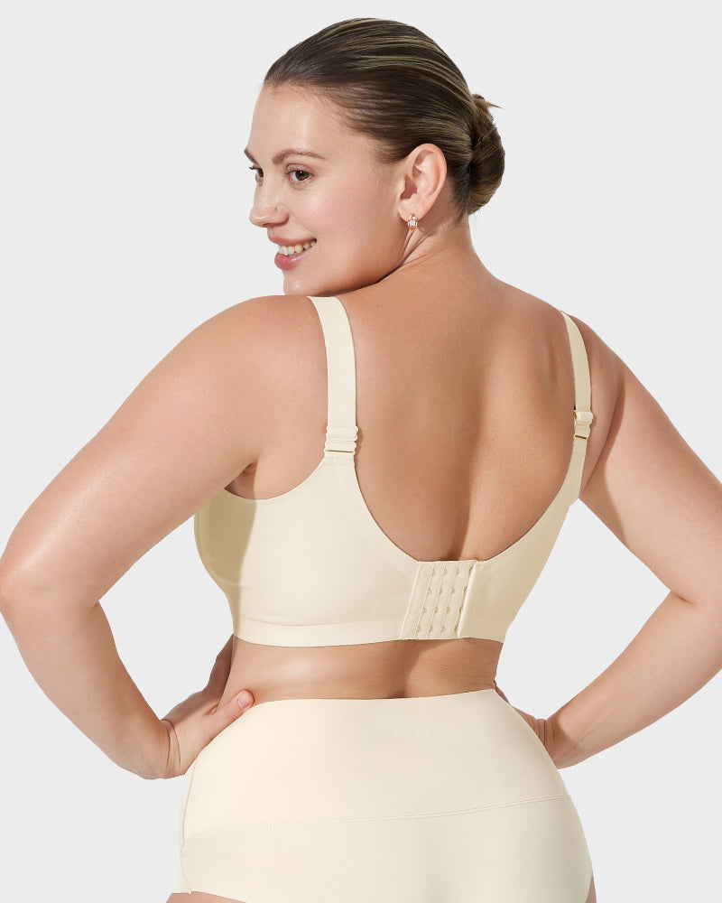 Comfortable Full Coverage Longline Smoothing Wireless Bra for Everyday Support