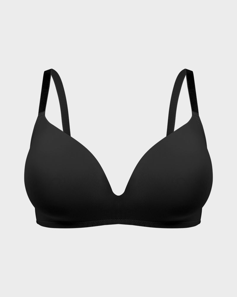 Comfortable Seamless One-Piece Molded Wireless Bra for Invisible Smoothing Support