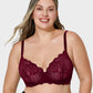 Elegant Lace Full Coverage Push-Up Bra for Ultimate Comfort & Lift