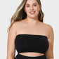 Ultra-Comfortable Seamless Padded Strapless Bandeau Bra with Invisible Support