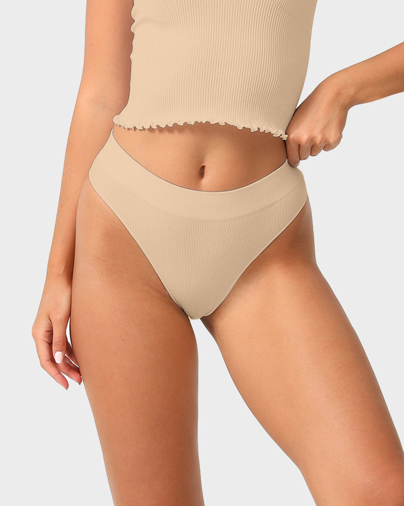 Seamless Low-Rise Thong 3-Pack: Everyday Comfort, Invisible Fit, Soft Stretch Underwear