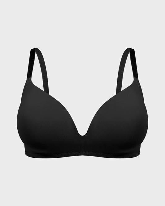 Seamless One-Piece Molded Wireless Bra