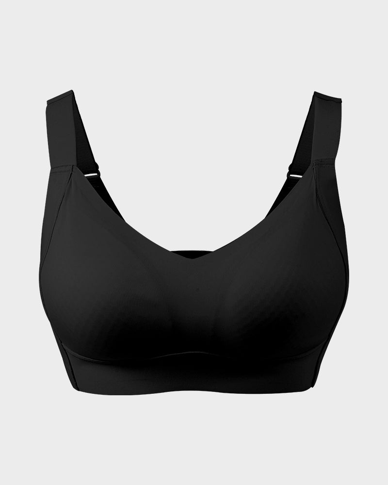 Comfortable Full Coverage Longline Smoothing Wireless Bra for Everyday Support