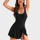 One Piece Tummy Control Tie Knot Swimsuits