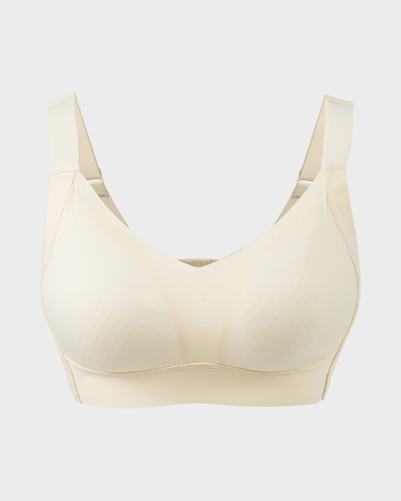 Comfortable Full Coverage Longline Smoothing Wireless Bra for Everyday Support
