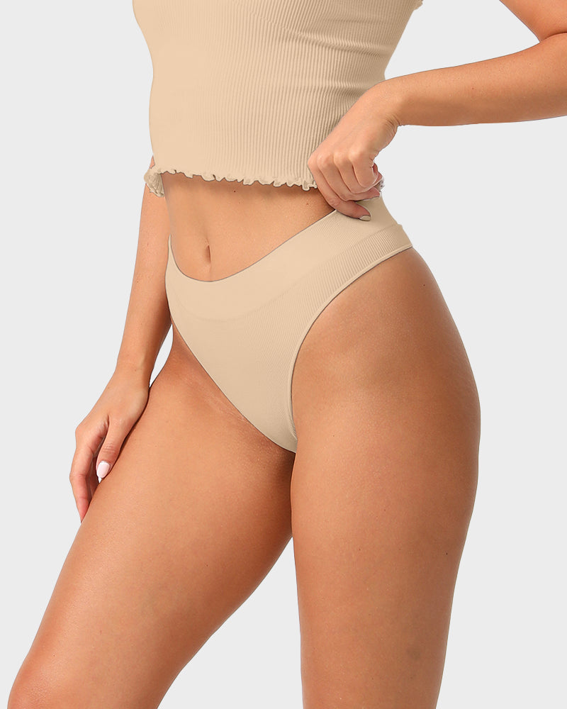 Seamless Low-Rise Thong 3-Pack: Everyday Comfort, Invisible Fit, Soft Stretch Underwear