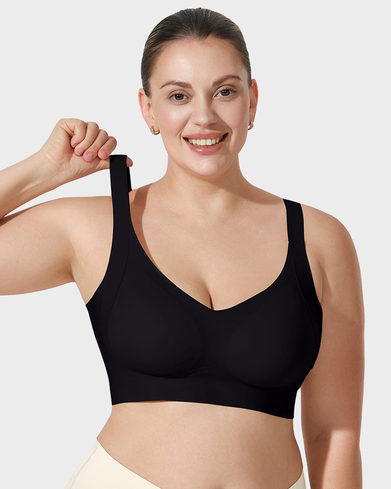 Ultimate Comfort Seamless Wireless Shaper Bra for Everyday Support & Lift