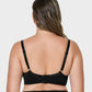 Elegant Deep V Lace Trim Full Coverage Push Up Bra for Ultimate Comfort & Support