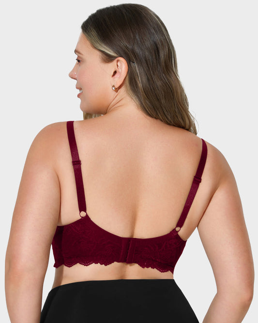 Elegant Lace Full Coverage Push-Up Bra for Ultimate Comfort & Lift