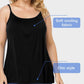 Women's Cooling Comfort Cami: Built-in Bra, Relaxed Fit, Adjustable Straps