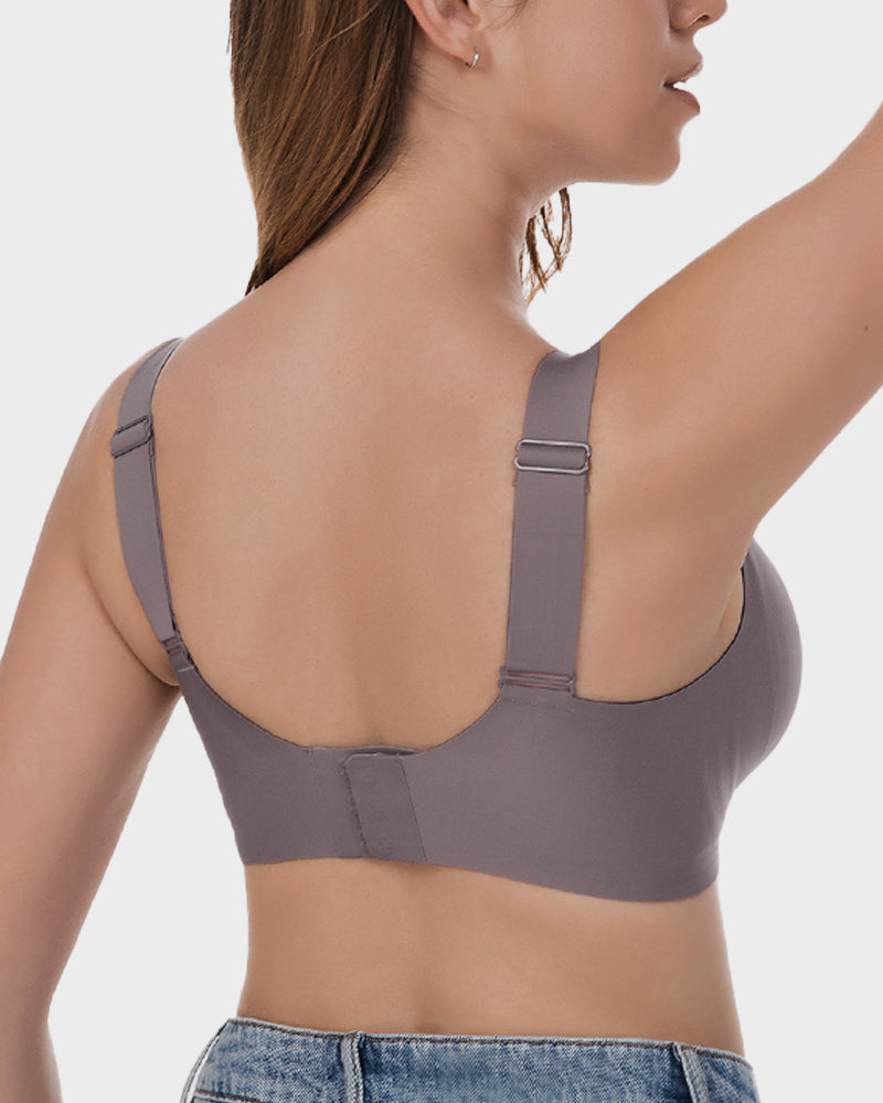 Breathable Mesh Front Contouring Wireless Bra for Pregnancy & Nursing Support