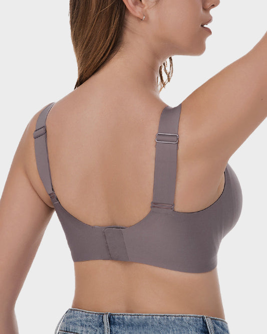 Breathable Mesh Front Contouring Wireless Bra for Pregnancy & Nursing Support