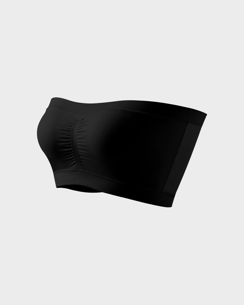 Seamless Wireless Bandeau Bra: Ultimate Comfort, Non-Padded, Strapless Support