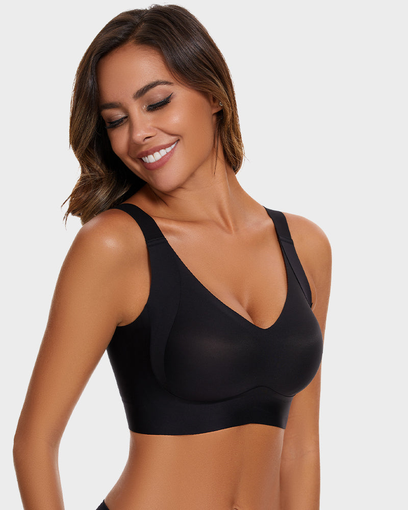 Ultimate Comfort Seamless Wireless Shaper Bra for Everyday Support & Lift