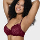 Elegant Lace Full Coverage Push-Up Bra for Ultimate Comfort & Lift