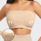 Ultra-Comfortable Seamless Padded Strapless Bandeau Bra with Invisible Support