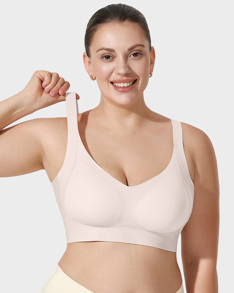 Ultimate Comfort Seamless Wireless Shaper Bra for Everyday Support & Lift
