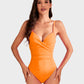 Underwired Push-Up Ruched One-Piece Swimsuit