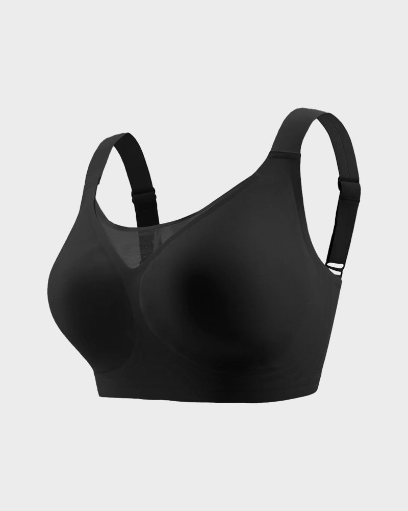 Breathable Mesh Front Contouring Wireless Bra for Pregnancy & Nursing Support