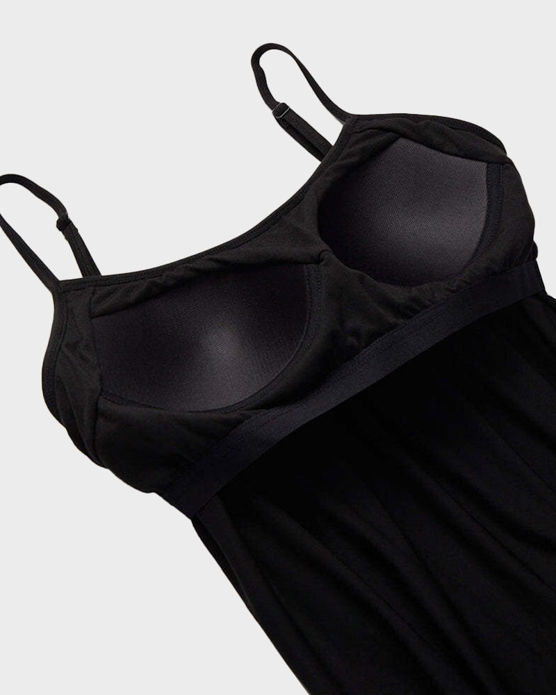 Women's Cooling Comfort Cami: Built-in Bra, Relaxed Fit, Adjustable Straps