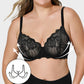 Elegant Lace Full Coverage Push-Up Bra for Ultimate Comfort & Lift