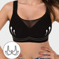 Breathable Mesh Front Contouring Wireless Bra for Pregnancy & Nursing Support