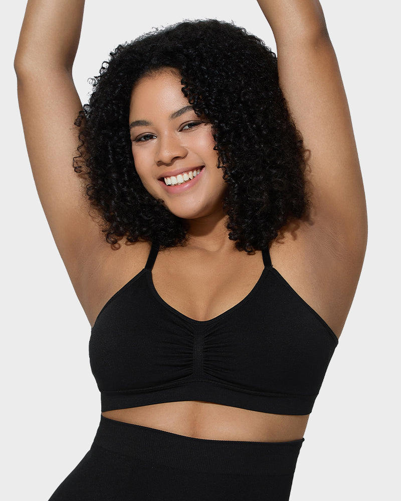SheCurve Women's Full Coverage Wireless Sculpt Bra: Non-Padded, Seamless Comfort