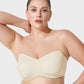 Ultimate Full Support Non-Slip Convertible Bandeau Bra for Invisible Comfort