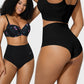 3-Pack High Waist Tummy Control Brief Panties - Comfortable Shaping Underwear