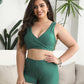 Comfortable Quick-Dry Ruffled Built-in Bra Swim Romper with Tummy Control