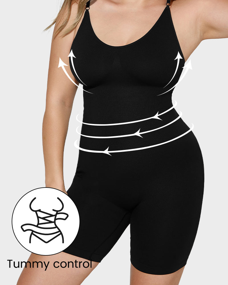 SheCurve Ultra-Smooth Seamless Full Body Shaper Bodysuit for Flawless Silhouettes