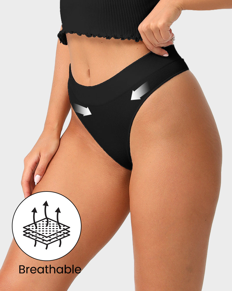 Seamless Low-Rise Thong 3-Pack: Everyday Comfort, Invisible Fit, Soft Stretch Underwear