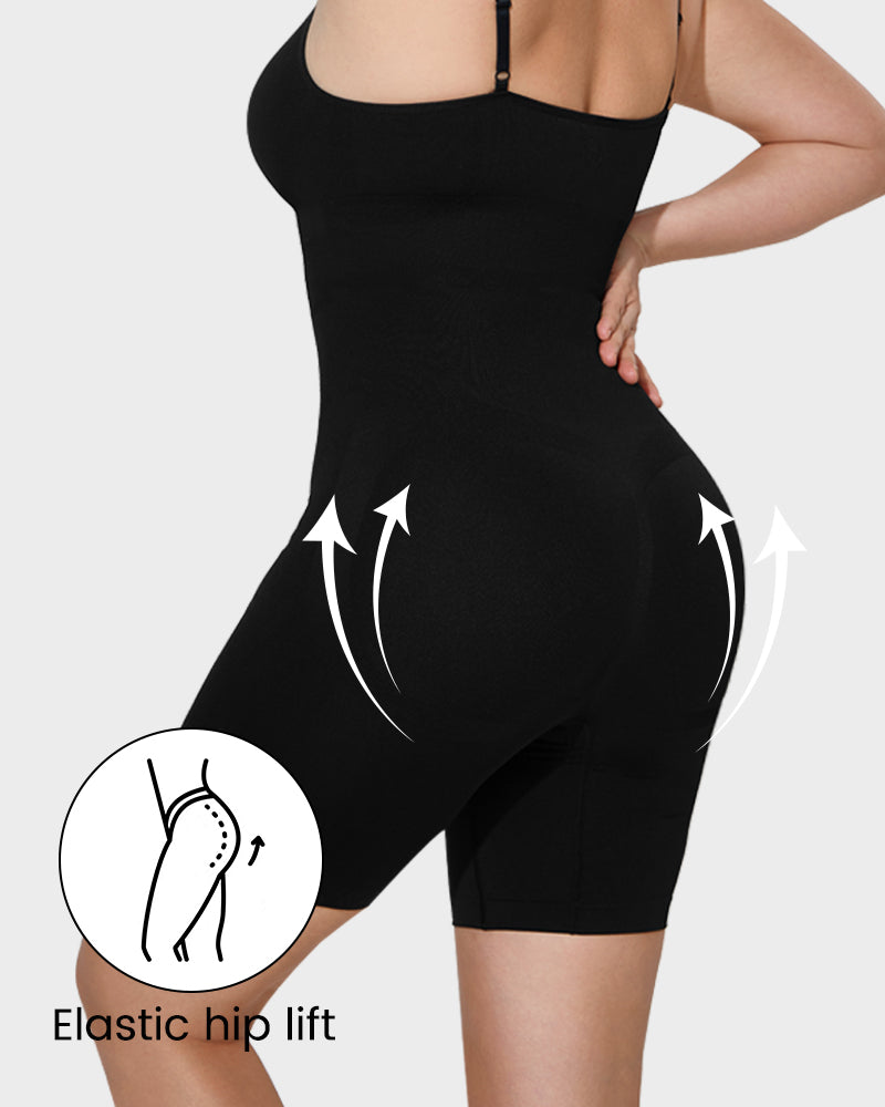 SheCurve Ultra-Smooth Seamless Full Body Shaper Bodysuit for Flawless Silhouettes