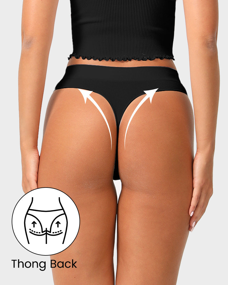 Seamless Low-Rise Thong 3-Pack: Everyday Comfort, Invisible Fit, Soft Stretch Underwear