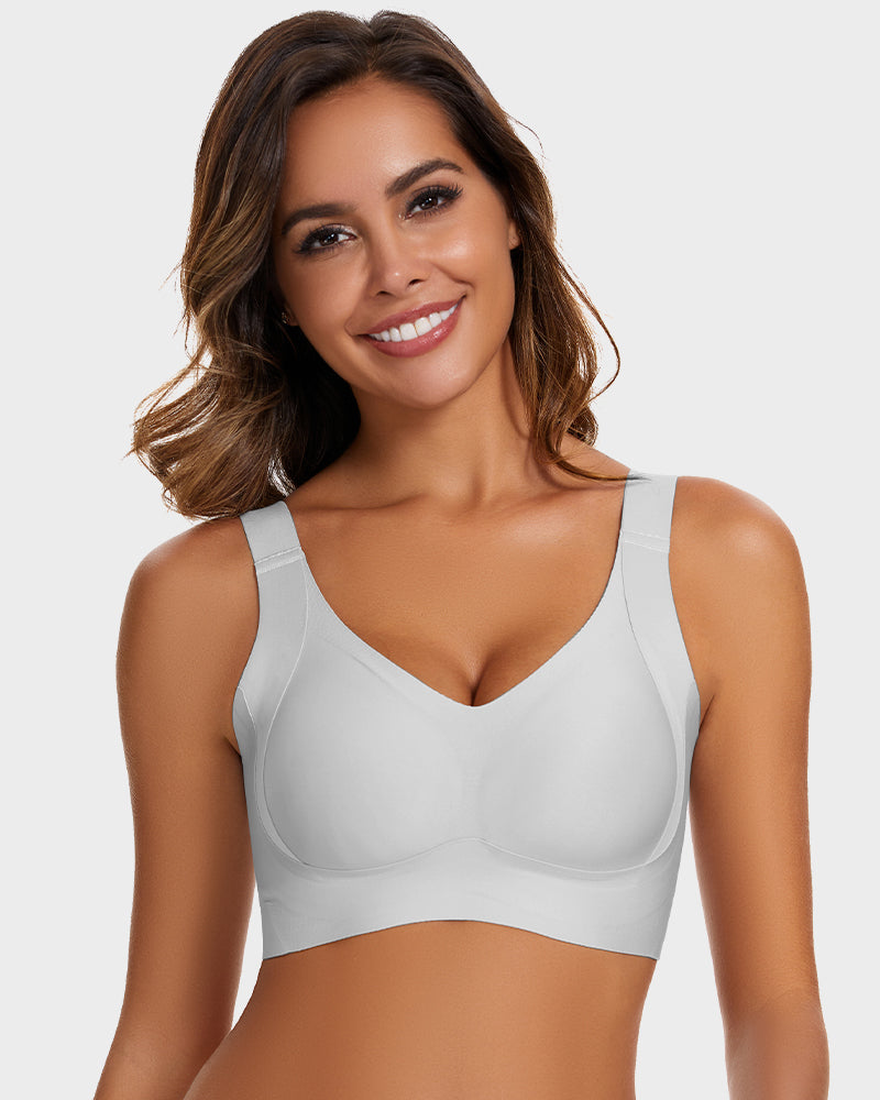Ultimate Comfort Seamless Wireless Shaper Bra for Everyday Support & Lift
