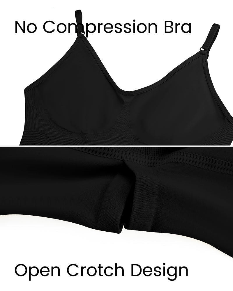 SheCurve Ultra-Smooth Seamless Full Body Shaper Bodysuit for Flawless Silhouettes
