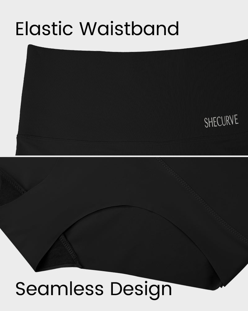 3-Pack High Waist Tummy Control Brief Panties - Comfortable Shaping Underwear
